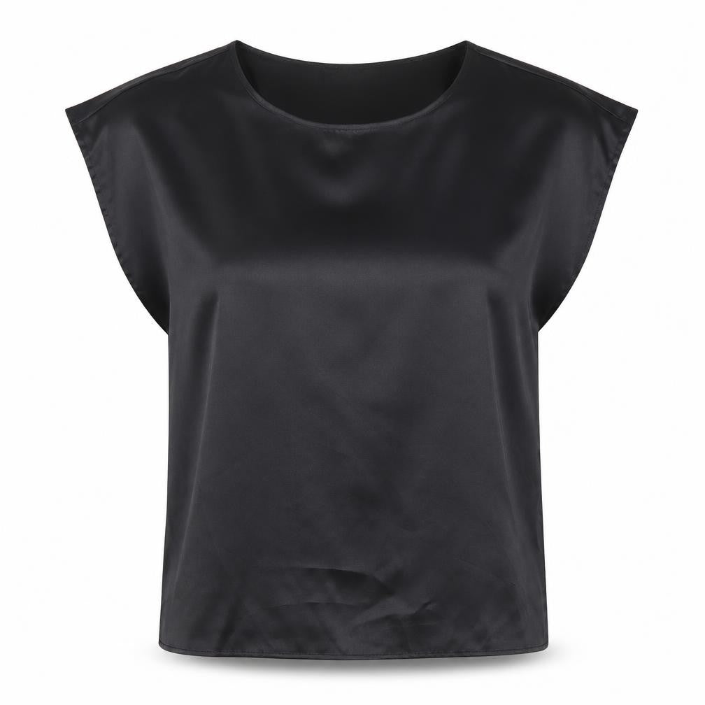 Womens UK Size 12 Amari Black Basic Blouse