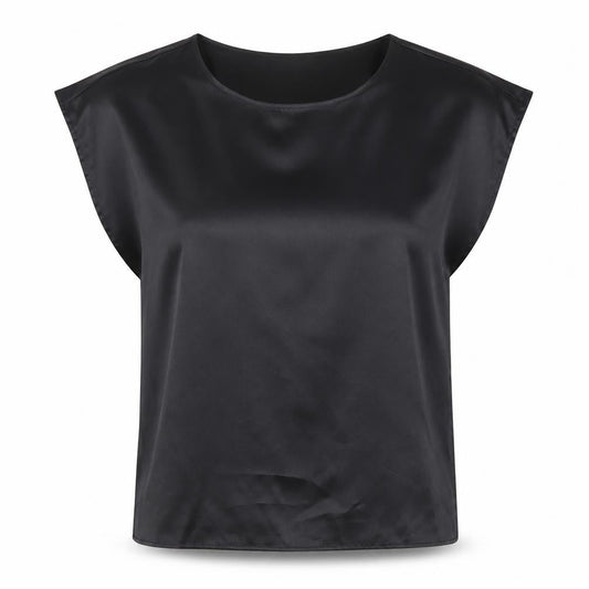 Womens UK Size 12 Amari Black Basic Blouse