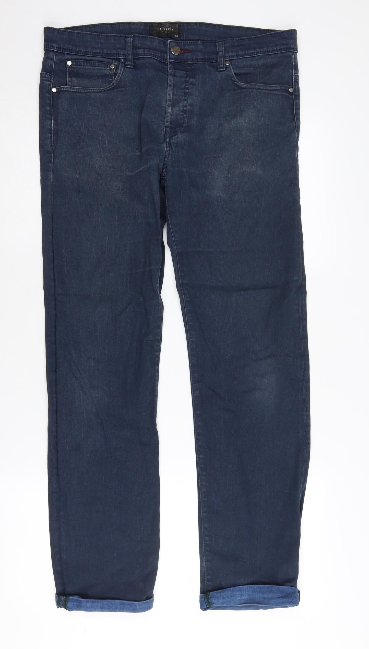 Ted Baker Blue Straight Jeans - Unisex Adults 34R
