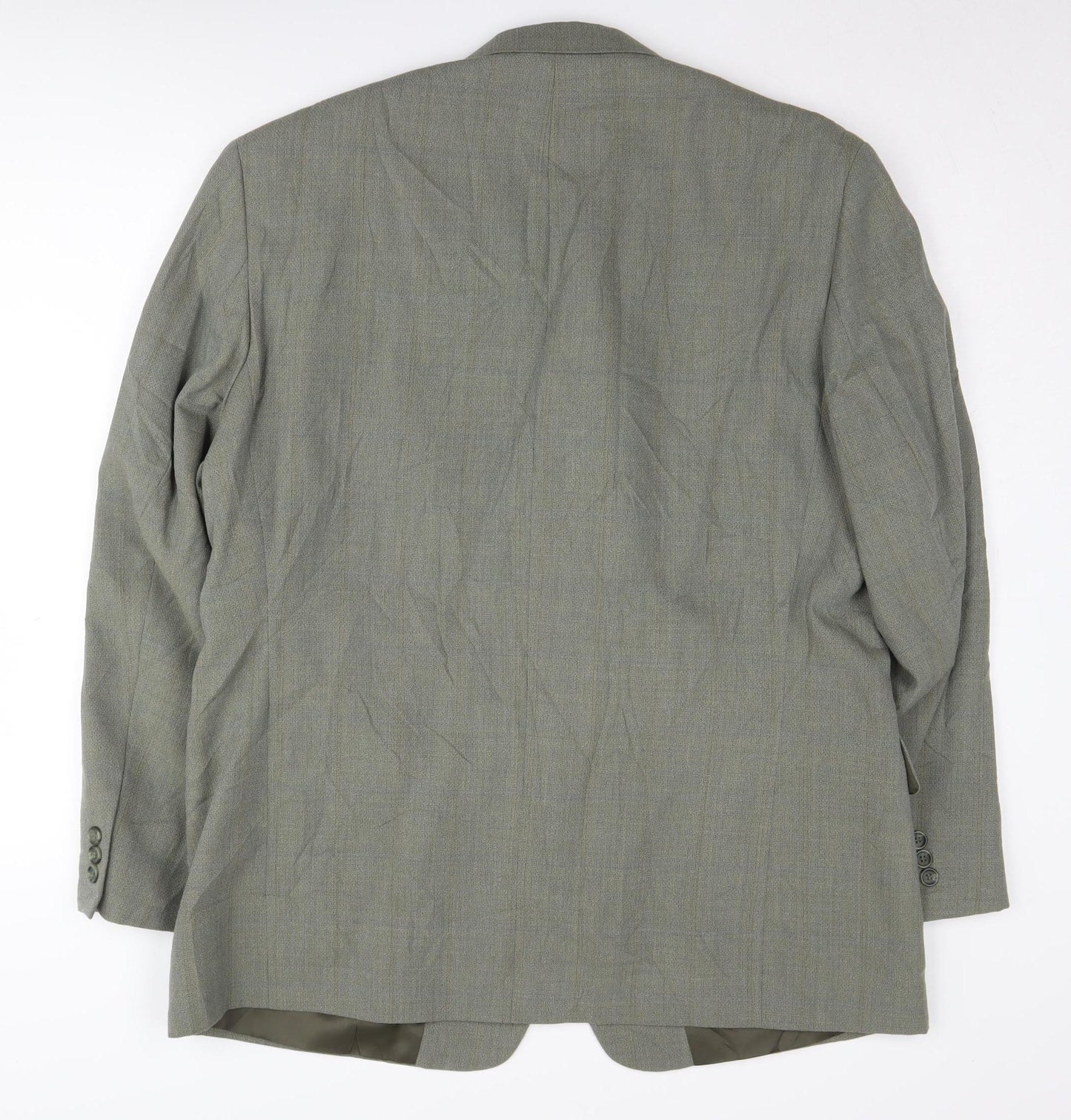Mens UK Size 44 Van Heusen Regular Green Suit Jacket