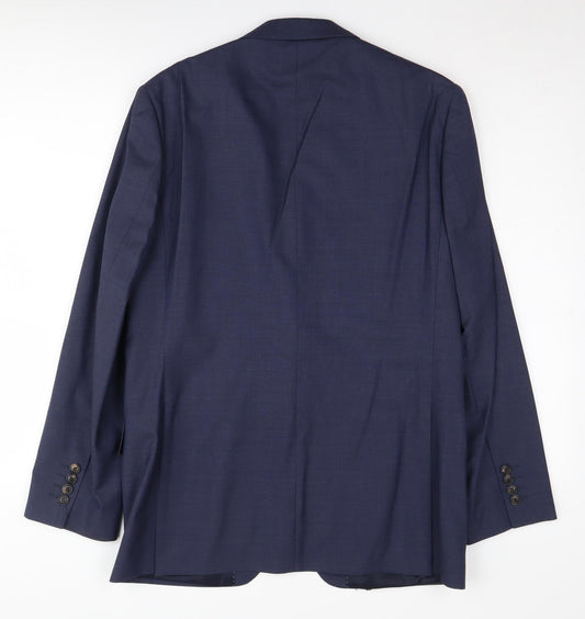 Austin Reed Men's Blue Wool Blazer 40R