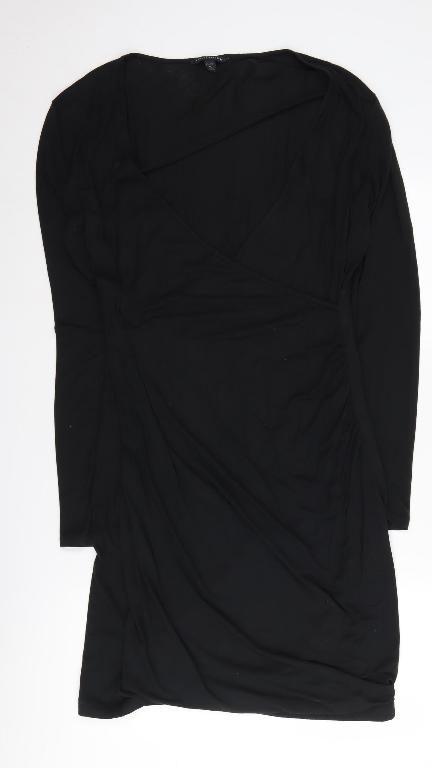 Banana Republic Women's Black XL Wrap Dress