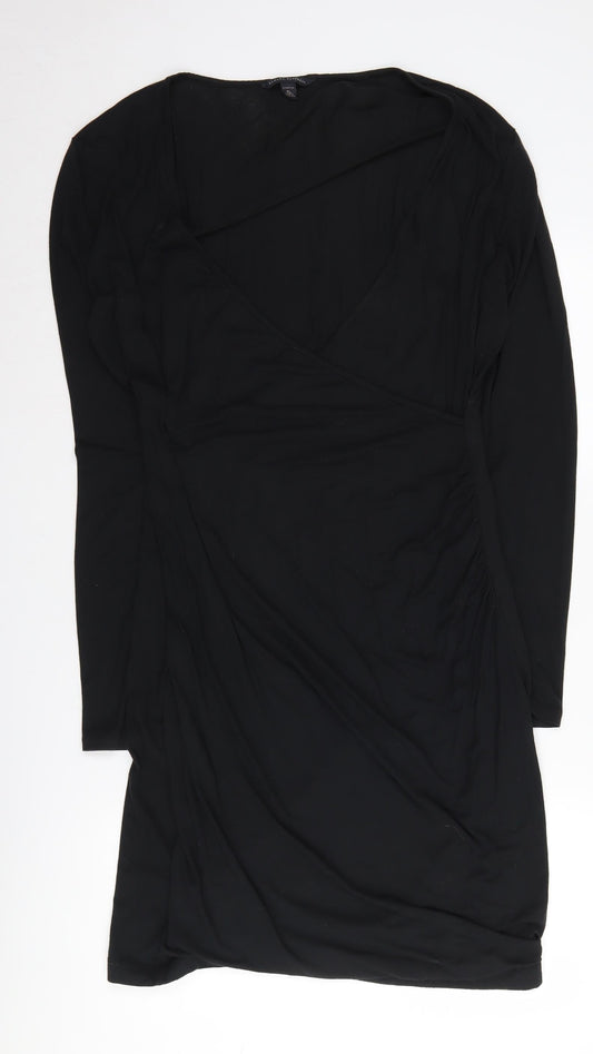 Banana Republic Women's Black XL Wrap Dress