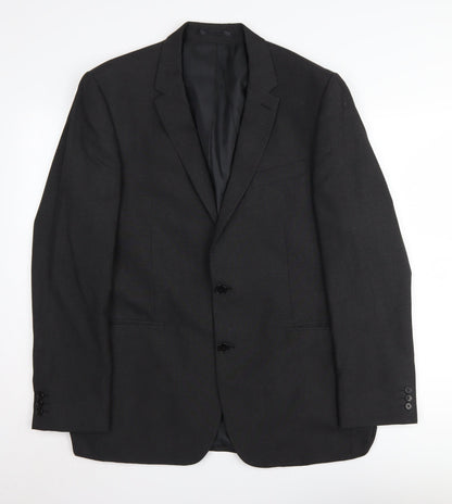 Mens UK Size 42 Thomas Nash Regular Black Suit Jacket
