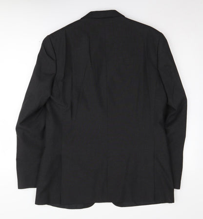 Mens UK Size 42 Thomas Nash Regular Black Suit Jacket