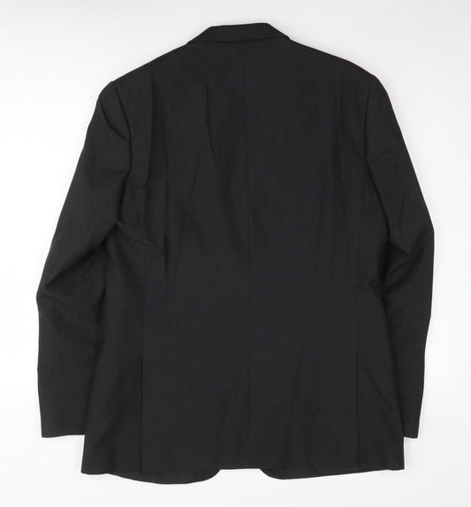 Mens UK Size 42 Thomas Nash Regular Black Suit Jacket