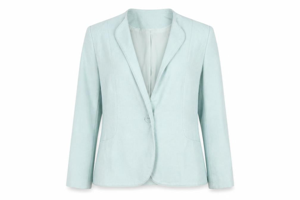 Womens UK Size 10 Eastex Regular Green Blazer