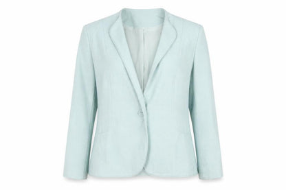 Womens UK Size 10 Eastex Regular Green Blazer