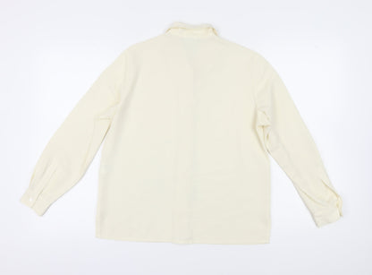 Alexon Women’s Ivory Button-Up Shirt, Size 10