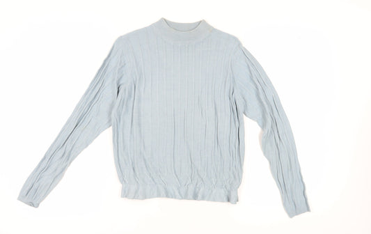 Honor Millburn Women's Blue Cable-Knit Pullover Jumper Size 10-12