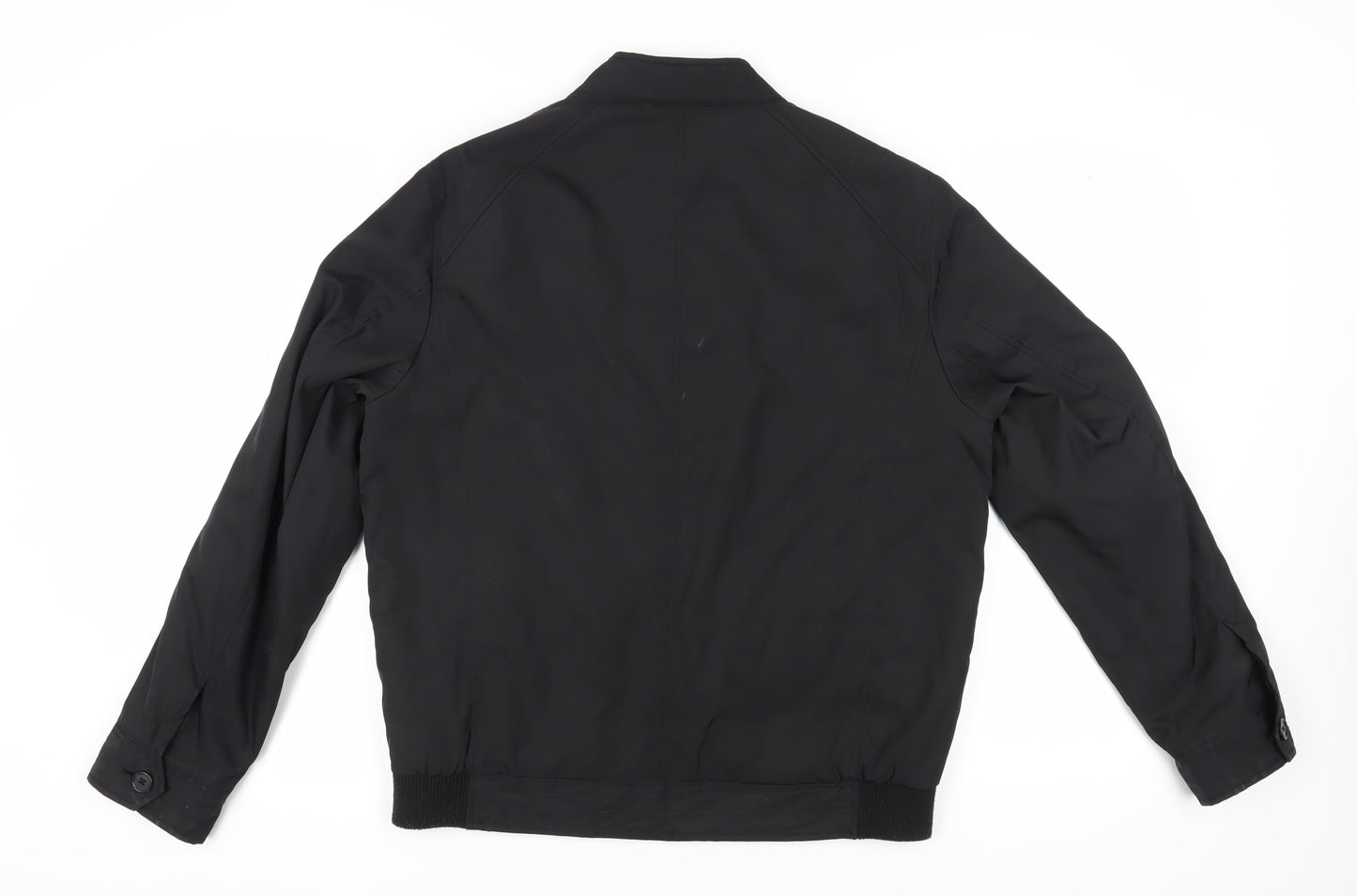 Mens UK Size M Jeff Banks Black Bomber Jacket