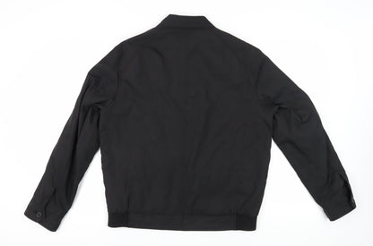 Mens UK Size M Jeff Banks Black Bomber Jacket