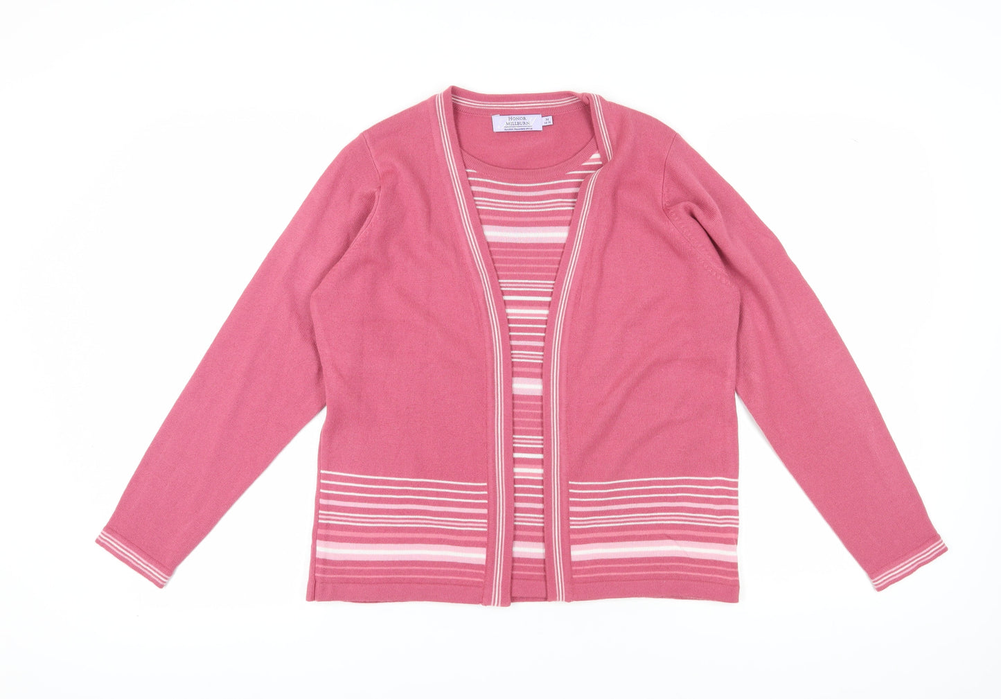 Womens UK Size M Honor Millburn Pink Cardigan Jumper
