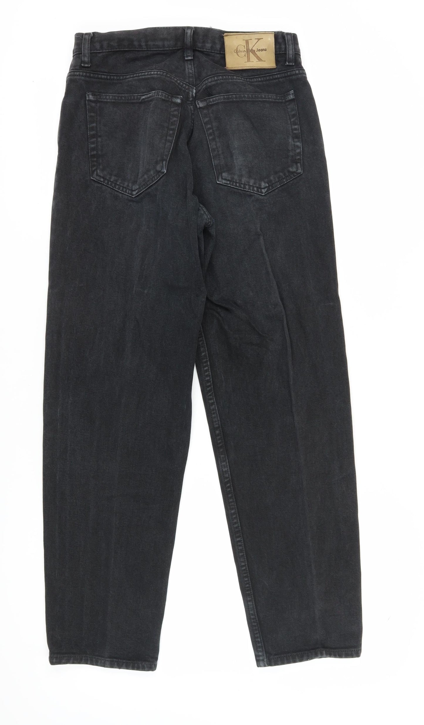 Calvin Klein Women's Black Jeans Size L Dark Wash