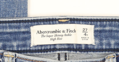 Abercrombie & Fitch Blue Ankle Jeans Size 4 Women