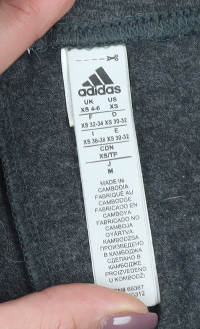 Adidas Women's Grey Leggings XS for Gym & Yoga