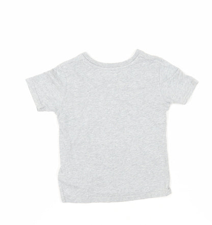 Lyle & Scott Boys Grey Logo T-Shirt, 2 Years