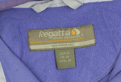 Regatta Women's Purple Pullover Fleece Sweatshirt Size 10