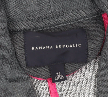 Banana Republic Women's Grey Blazer XS Shawl Collar