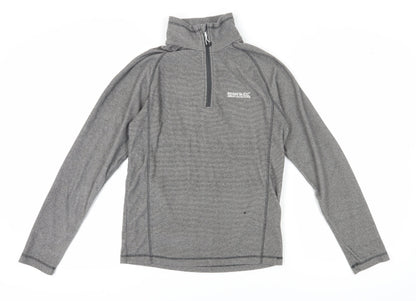 Mens UK Size S Regatta Grey 1/4 Zip Sweatshirt