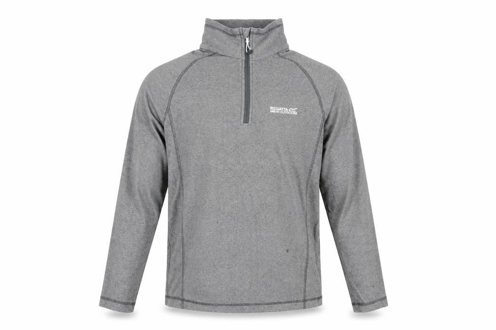 Mens UK Size S Regatta Grey 1/4 Zip Sweatshirt
