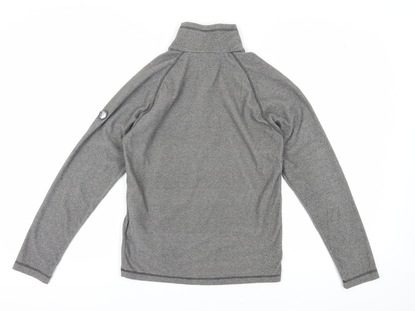 Mens UK Size S Regatta Grey 1/4 Zip Sweatshirt