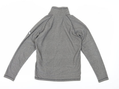 Mens UK Size S Regatta Grey 1/4 Zip Sweatshirt
