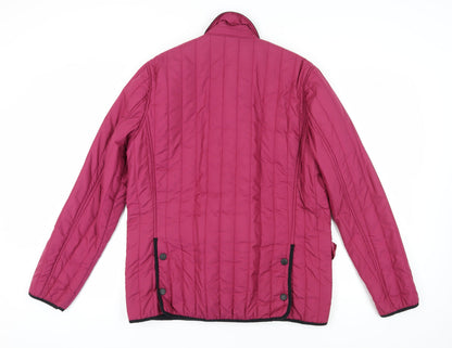 Mens UK Size L Henri Lloyd Pink Quilted Coat