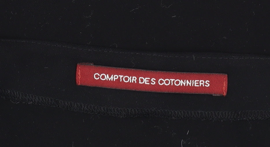 Comptoir des Cotonniers Women's Black Tunic - Size 10