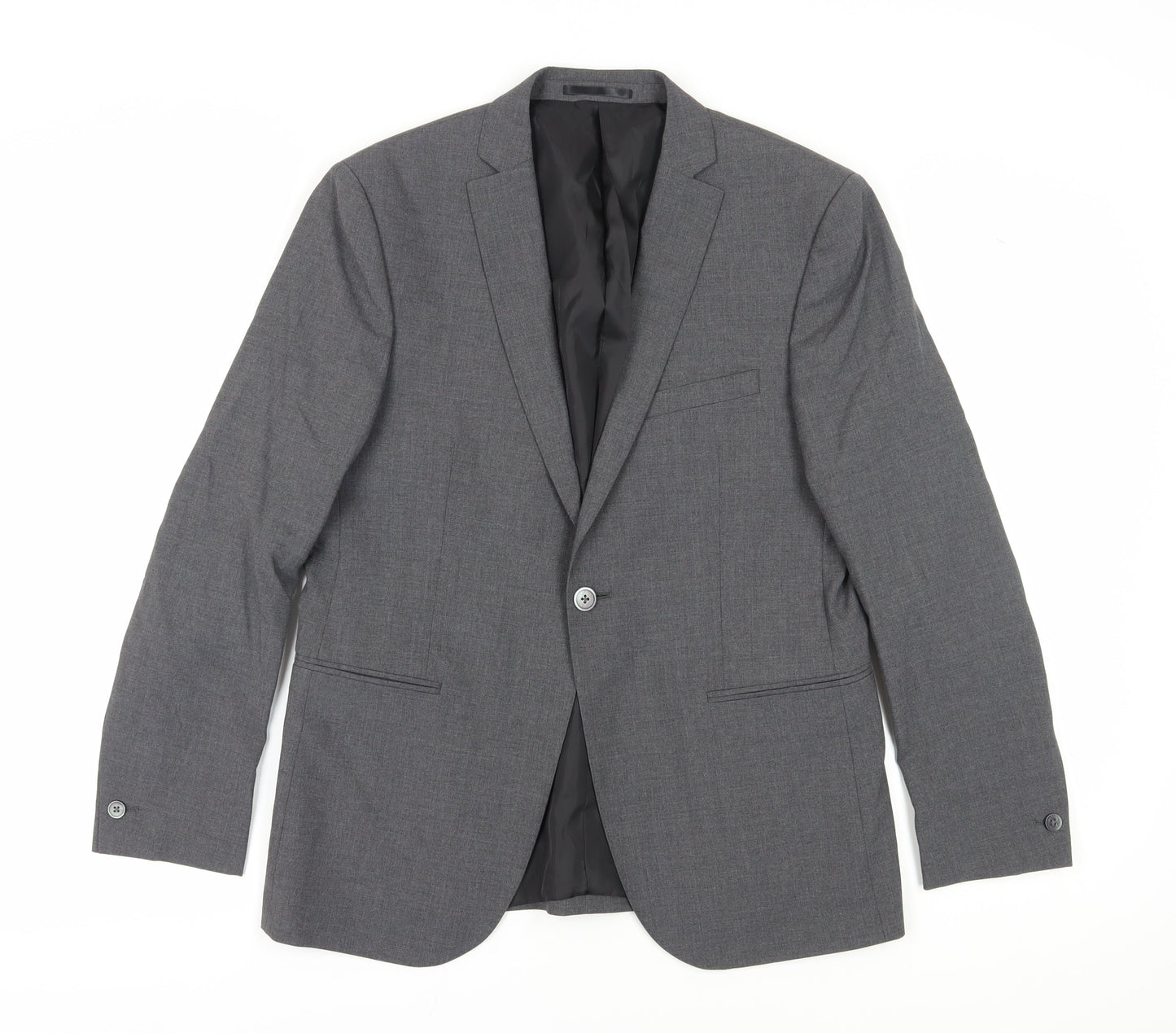 Mens UK Size 40 T.M.Lewin Regular Grey Suit Jacket