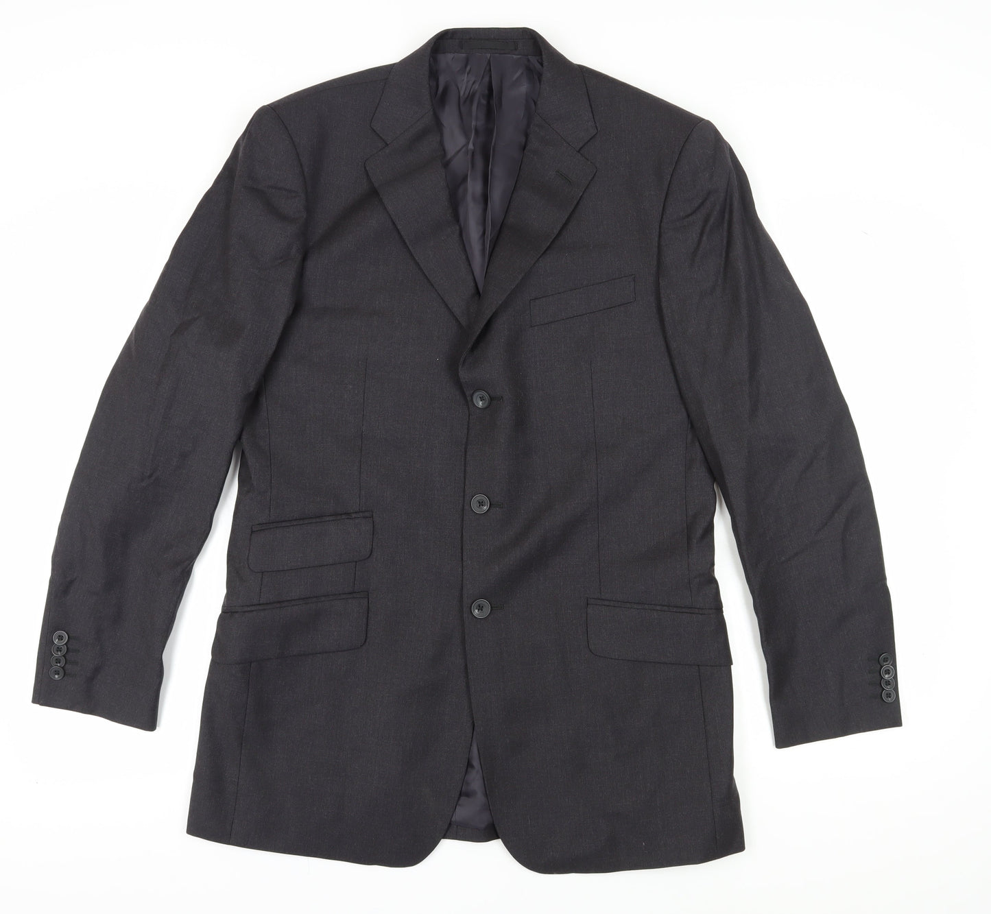 Mens UK Size 40 T.M.Lewin Regular Grey Suit Jacket