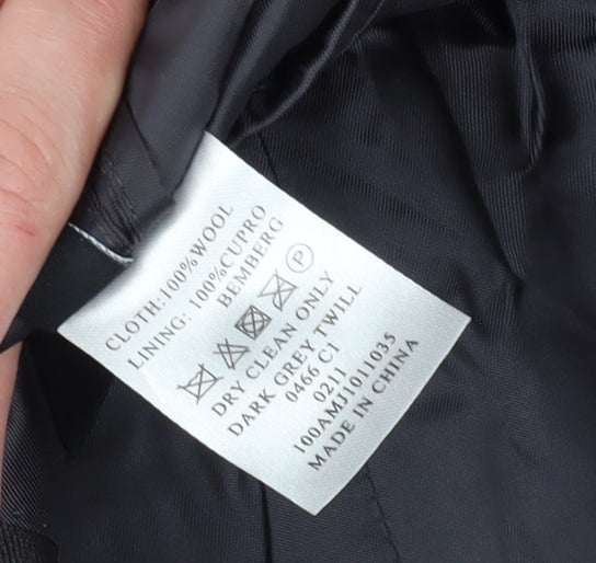 Mens UK Size 40 T.M.Lewin Regular Grey Suit Jacket