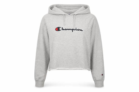 Womens UK Size M Champion Grey Pullover Hoodie