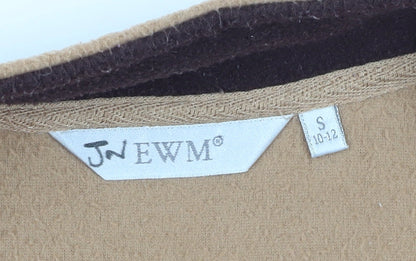 Womens UK Size S EWM Brown Basic Jacket