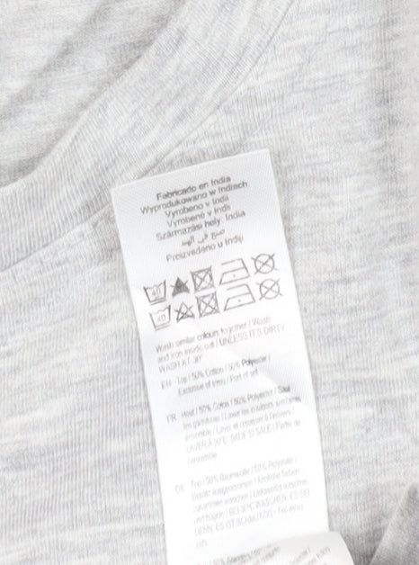 Unisex Adults UK Size S Harry Potter Grey  T-Shirt