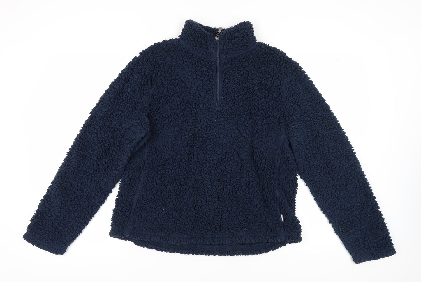 Alpine Spirit Blue Fleece Pullover Sweatshirt L Unisex