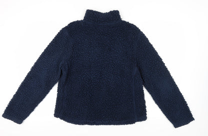 Alpine Spirit Blue Fleece Pullover Sweatshirt L Unisex