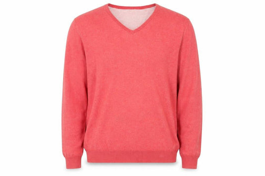 Jasper Conran Men's Red Pullover Jumper L Cotton Casual