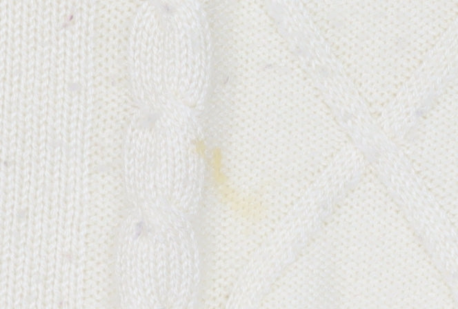 Honor Millburn Women's Ivory Cardigan 14 M Button Knit