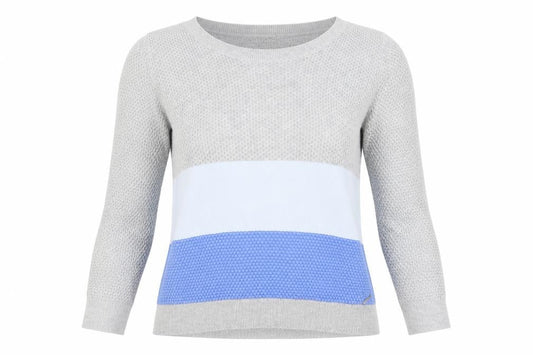 Womens UK Size L Calvin Klein Blue Pullover Jumper