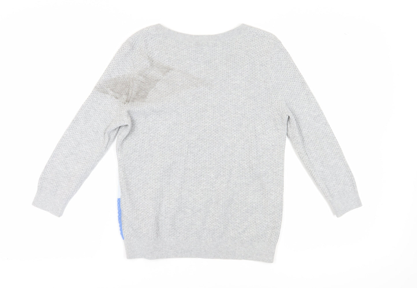 Womens UK Size L Calvin Klein Blue Pullover Jumper