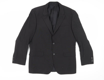 Mens UK Size 40 Thomas Nash Regular Black Suit Jacket