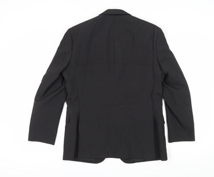 Mens UK Size 40 Thomas Nash Regular Black Suit Jacket