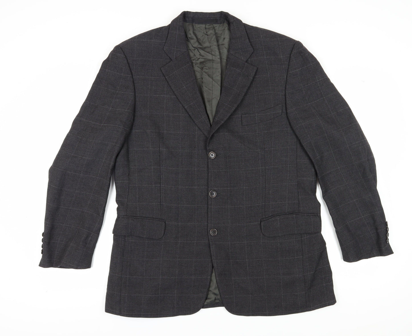 Mens UK Size 41 Pierre Cardin Regular Grey Suit Jacket