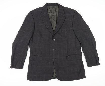 Mens UK Size 41 Pierre Cardin Regular Grey Suit Jacket