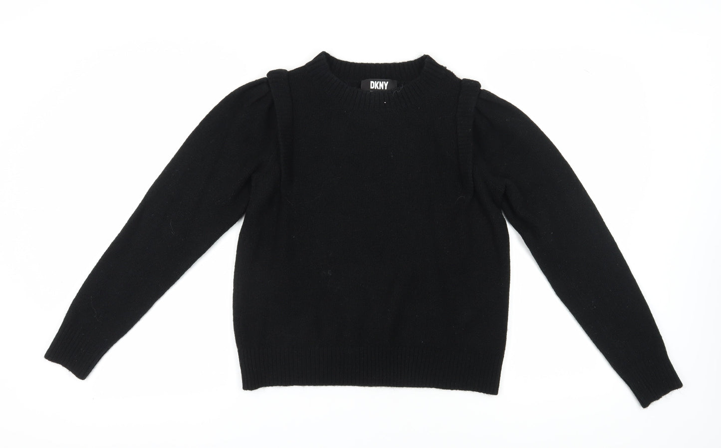 Womens UK Size M DKNY Black Jumper Jumper