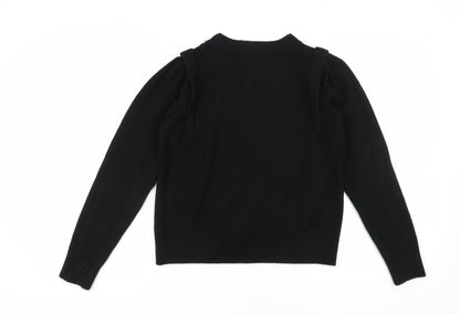 Womens UK Size M DKNY Black Jumper Jumper