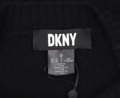 Womens UK Size M DKNY Black Jumper Jumper