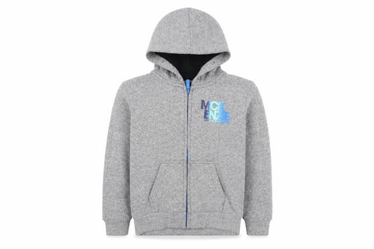 McKenzie Boys Grey Full Zip Hoodie 7-8 Years