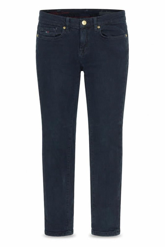 Front view of Hilfiger Denim Women Blue Skinny Jeans, size M